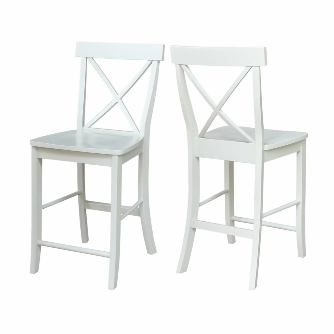 Discount π Counter Height Stools International Concepts X-Back Counter Height Stool π - Image 2