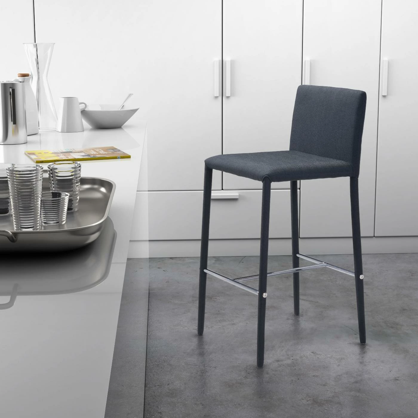 Buy π€© Counter Height Stools Zuo Modern Confidence Counter Stool - Black - Set Of 2 π - Image 2