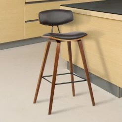 Buy 🤩 Counter Height Stools Armen Living Fox 26 In. Mid-Century Counter Height Bar Stool 💯