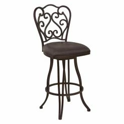 Best Pirce 👍 Counter Height Stools Home Chic Colby 26 In. Armless Swivel Counter Stool 😉