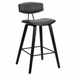Discount ⭐ Counter Height Stools Armen Living Fox 26 In. Upholstered Counter Stool 🔥