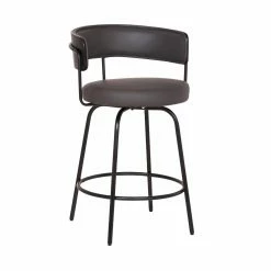 Outlet ✔️ Counter Height Stools Armen Living Avalon 26 In. Swivel Counter Stool 🔥