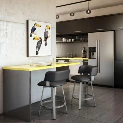 Deals ⌛ Counter Height Stools Amisco Stinson 26-in. Metal Swivel Counter Stool 😍