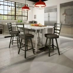 Top 10 😍 Counter Height Stools Amisco Century Swivel Metal Counter Stool 🥰