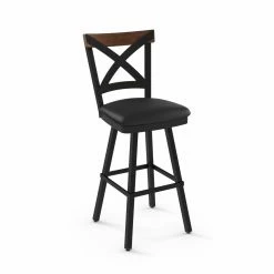 Promo ✔️ Counter Height Stools Amisco Snyder 26 In. Swivel Counter Stool ❤️