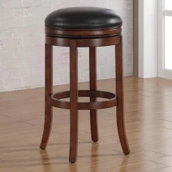 Cheap 🧨 Counter Height Stools American Woodcrafters Stella Backless Counter Stool - Medium Walnut 😀