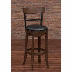 Hot Sale 💯 Counter Height Stools American Woodcrafters Taranto Swivel Counter Stool 👏