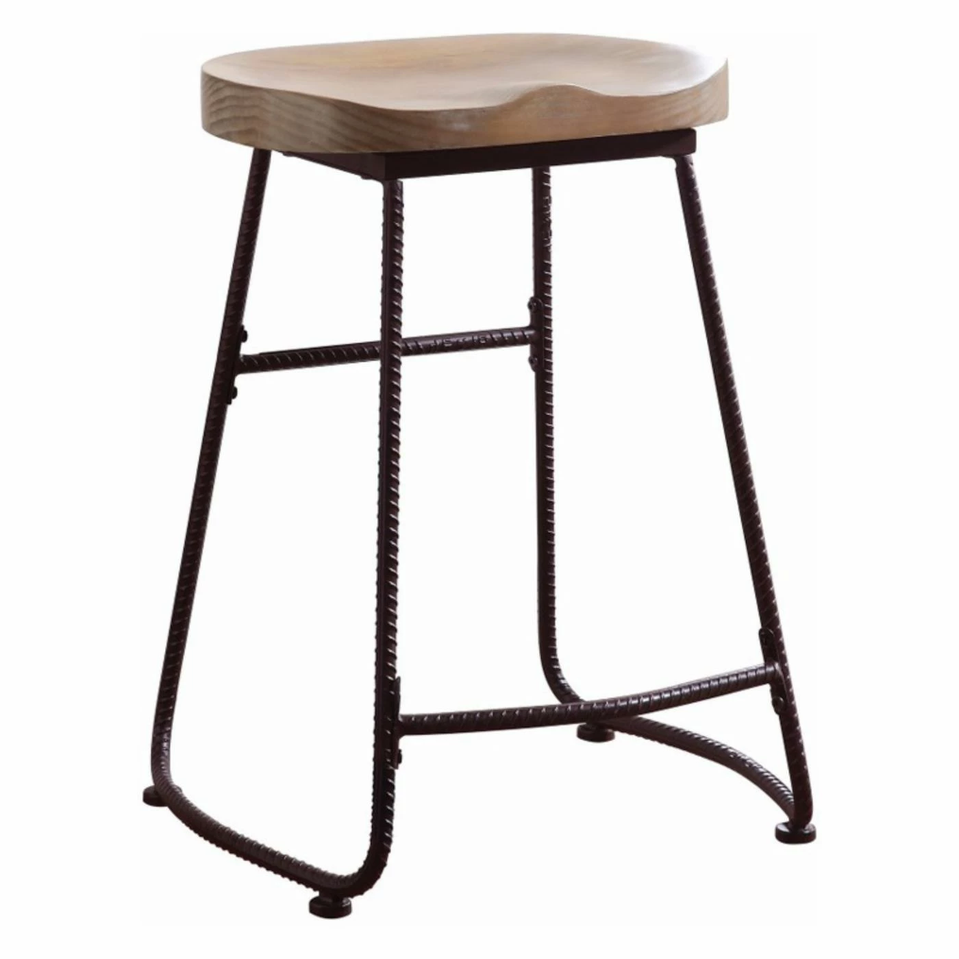 Best reviews of π Counter Height Stools Benzara 24 In. Rustic Wood And Metal Counter Height Stool βοΈ