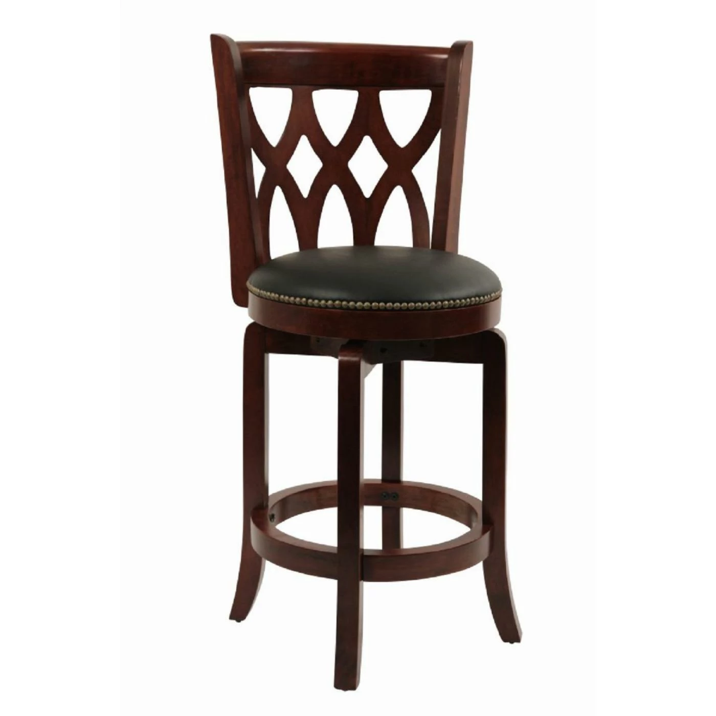 Best Pirce π Counter Height Stools Boraam Cathedral 24 In. Swivel Counter Stool - Dark Cherry π