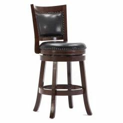 Buy 🧨 Counter Height Stools Boraam Bristol Faux Leather 24 In. Swivel Counter Stool ✔️