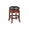 Coupon ❤️ Counter Height Stools Boraam Hamilton 24 In. Leather Swivel Backless Counter Stool 💯