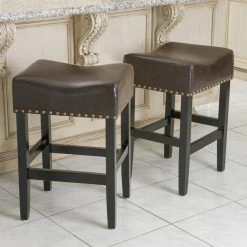 Buy 👍 Best Selling Home Counter Height Stools Jennette Counter Stool With Cushion - Set Of 2 🧨