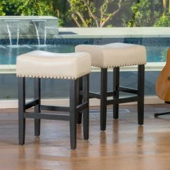 New ❤️ Best Selling Home Counter Height Stools Rosemount Counter Stool With Cushion - Set Of 2 ⌛