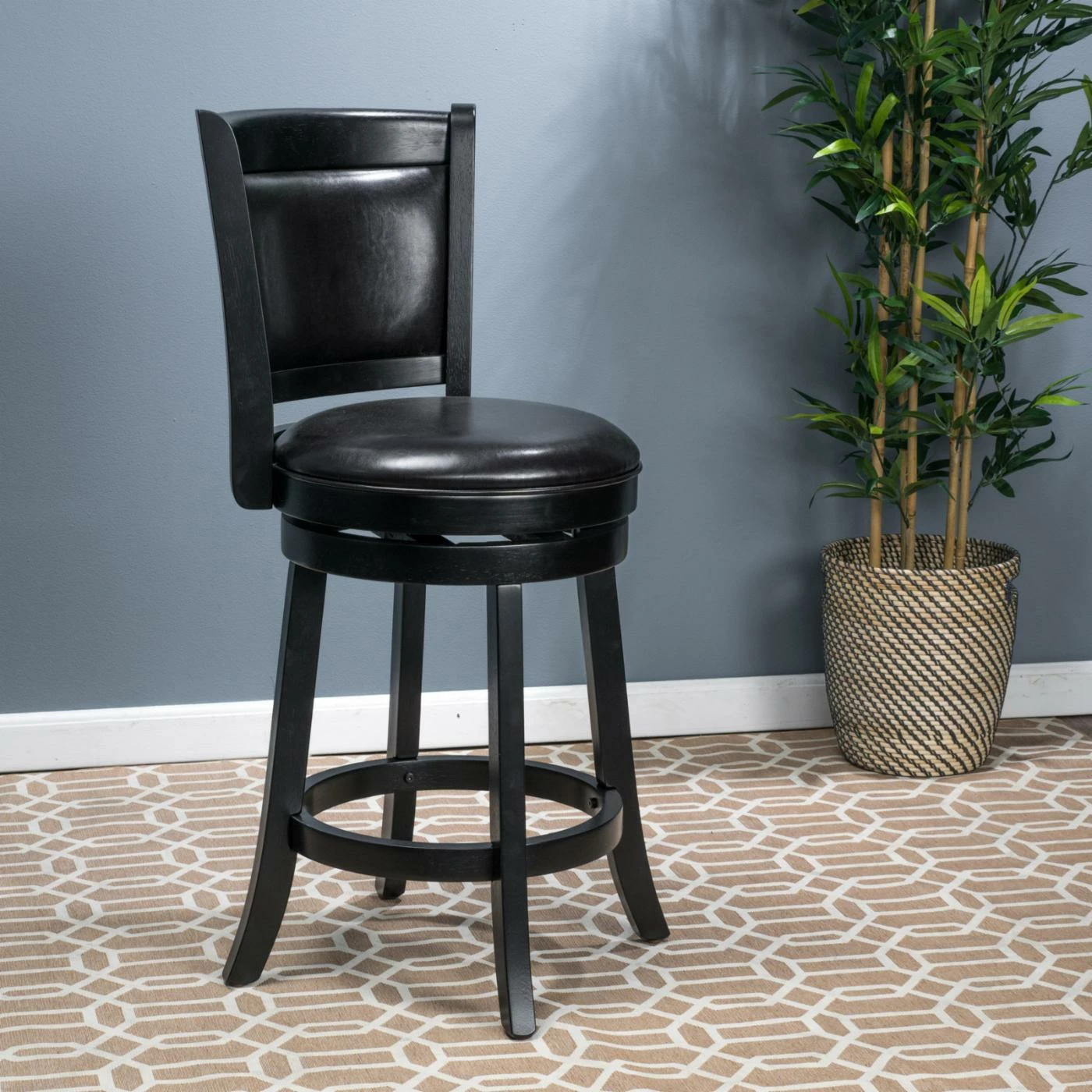 Best reviews of βοΈ Best Selling Home Counter Height Stools Bryan 25 In. Leather Swivel Bar Stool β