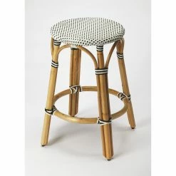 Best Sale 🎉 Counter Height Stools Butler Specialty Tobias 24 In. Rattan Counter Stool 🛒