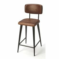 New 🔥 Counter Height Stools Butler Specialty 27 In. Leather Counter Stool ✔️