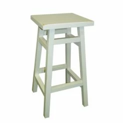 Best Pirce ❤️ Carolina Chair & Table Co. Counter Height Stools Carolina Tavern 24 In. Counter Stool - Antique White 🤩