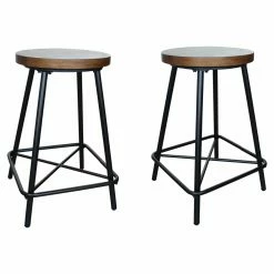 Cheap 🛒 Carolina Chair & Table Co. Counter Height Stools Carolina Chair & Table Co. Thatcher 24 In. Backless Counter Height Stool - Set Of 2 ✔️