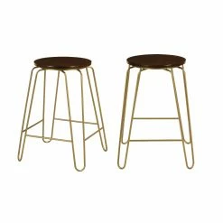 Best deal 👍 Carolina Chair & Table Co. Counter Height Stools Carolina Chair & Table Co. Townsley 24 In. Backless Counter Stool - Set Of 2 😉
