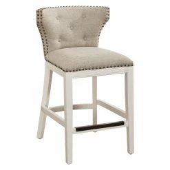Best Pirce 🥰 Counter Height Stools Comfort Pointe Carena 25 In. Nailhead Counter Stool 🎉