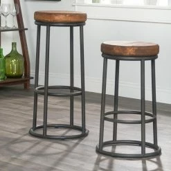 Promo 🧨 Counter Height Stools Kosas Home Kendall 24 In. Backless Counter Stool 🌟