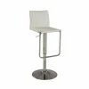 Budget 🧨 Counter Height Stools Chintaly Sybil Gas Lift Adjustable Bar Stool 😉