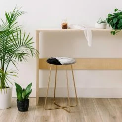 Top 10 👍 Counter Height Stools Deny Designs Emanuela Carratoni Marble Collage With Pink 25 In. Backless Counter Stool 🌟