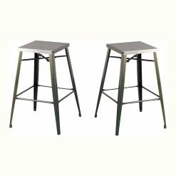 Budget ❤️ Counter Height Stools Furniture Of America Merin Industrial 26 In. Counter Stool - Set Of 2 🧨