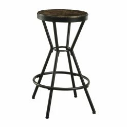 Cheapest 🔥 Counter Height Stools Furniture Of America Hourglass Industrial 24 In. Bar Stool 🌟