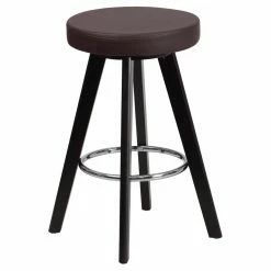 Best deal 🛒 Counter Height Stools Flash Furniture Trenton 25 In. Contemporary Backless Legged Vinyl Counter Stool ❤️