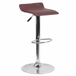 Brand new 🤩 Counter Height Stools Flash Furniture Contemporary Vinyl Adjustable Bar Stool With Chrome Base 🎁