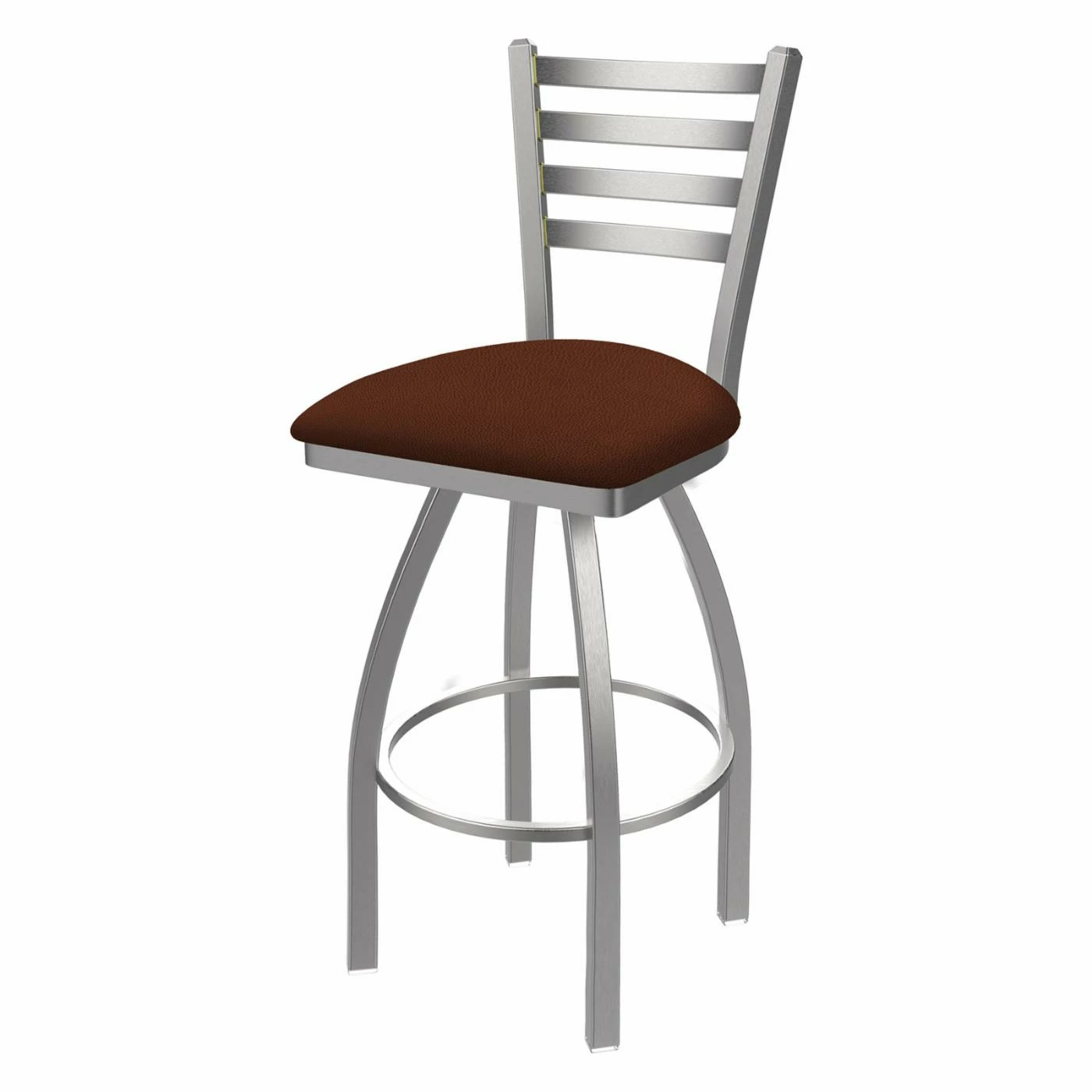 Budget π Counter Height Stools Holland Bar Stool Co Jackie 25 In. Metal Swivel Counter Stool With Faux Leather Seat π