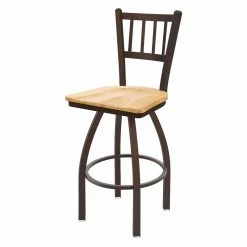 Coupon 🧨 Counter Height Stools Holland Bar Stool Co Contessa 25 In. Swivel Counter Stool With Wood Seat 💯