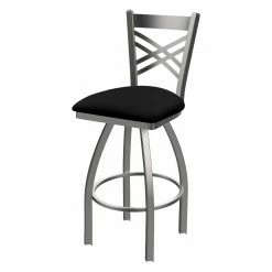 Outlet ❤️ Counter Height Stools Holland Bar Stool Co Catalina 25 In. Metal Swivel Counter Stool With Faux Leather Seat 👍