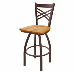 Buy 👍 Counter Height Stools Holland Bar Stool Co Catalina 25 In. Swivel Counter Stool With Wood Seat 😍
