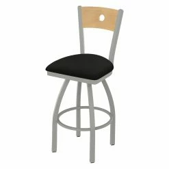 Best Sale 🥰 Counter Height Stools Holland Bar Stool Co Voltaire 25 In. Keyhole Back Swivel Counter Stool With Faux Leather Seat 🥰