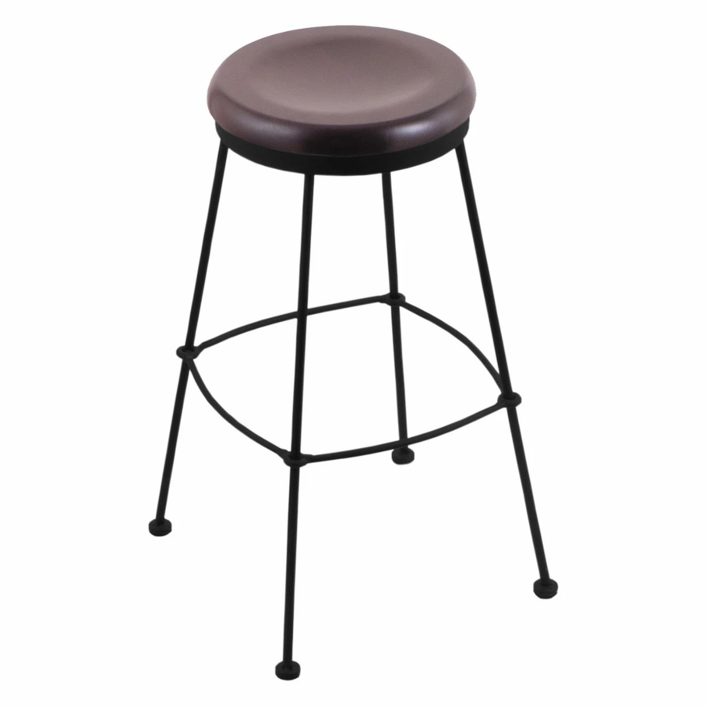 Wholesale π Counter Height Stools Holland Bar Stool Co 25 In. Stationary Counter Stool With Wood Seat - Black Wrinkle β