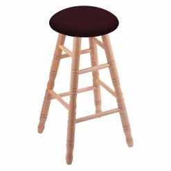 Best Sale 🌟 Counter Height Stools Holland Bar Stool Co Oak Stool With Turned Legs And Faux Leather Seat ✨