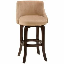 Best Pirce 🌟 Hillsdale Furniture Counter Height Stools Hillsdale Napa Valley 25 In. Swivel Counter Stool - Khaki Fabric Seat 😀