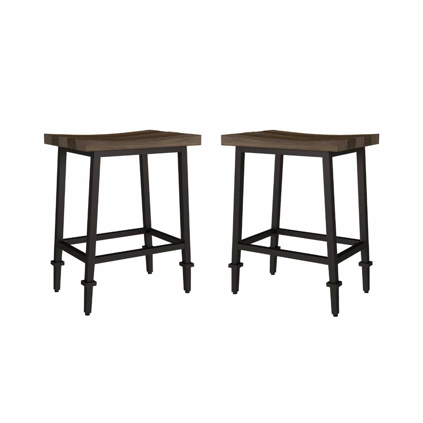 Outlet π Counter Height Stools Hillsdale Furniture Trevino Backless Non-Swivel Counter Height Stool - Set Of 2 π