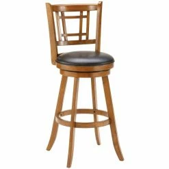 Discount 🧨 Counter Height Stools Hillsdale Furniture Fairfox 24 In. Swivel Counter Stool ✔️