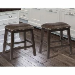 Wholesale 😀 Counter Height Stools Hillsdale Furniture Hillsdale Spencer 24 In. Backless Counter Stool - Set Of 2 🛒