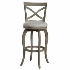 Wholesale ❤️ Counter Height Stools Hillsdale Furniture Ellendale Aged Gray Swivel 25 In. Counter Height Stool 🤩