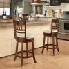 Best Pirce 😉 Counter Height Stools Weston Home Edmond Collection 24H In. Swivel Counter Height Stool - Vertical Design 🛒