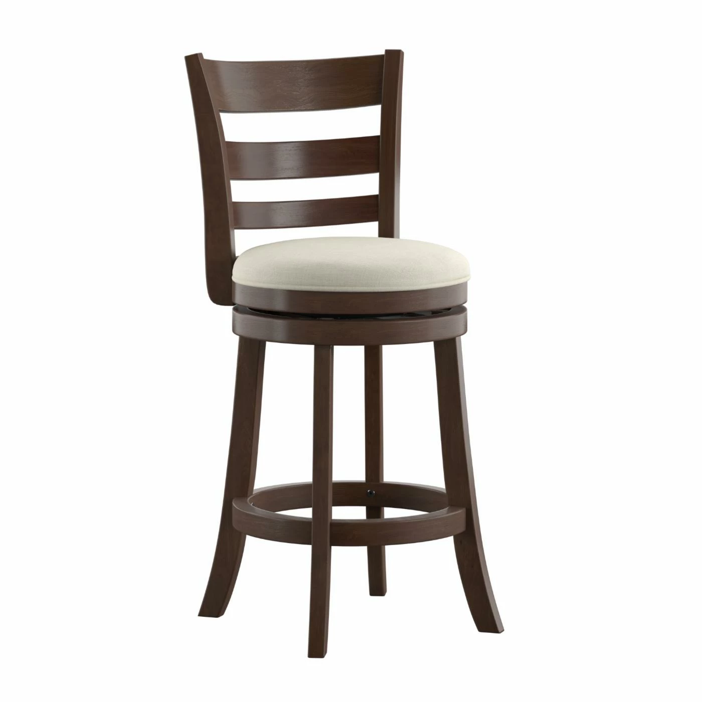 Best Sale π₯ Counter Height Stools Weston Home Edmond Collection 24H In. Swivel Counter Height Stool - Ladder Back Design π