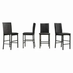 Buy 🎉 Counter Height Stools Chelsea Lane Counter Height Dining Chair - Set Of 4 ✔️