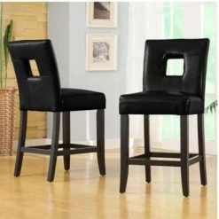 Buy 💯 Counter Height Stools Weston Home Landen 24 In. Faux Leather Counter Height Stool - Set Of 2 🧨