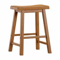 Flash Sale π Counter Height Stools Weston Home Ashby Saddle Seat Backless 24 In. Counter Stools - Set Of 2 β¨