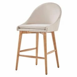 Cheap 😉 Counter Height Stools HN Home Nelson Mid-Century Modern 24.25 In. Counter Stool - Set Of 2 💯