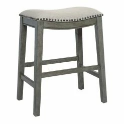 Promo 🤩 Counter Height Stools OSP Home Furnishings Metro 25 In. Saddle Counter Stool - Set Of 2 🎁